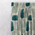 Free Spirit Floral Turquoise Heavy Satin Blackout Curtains Set Of 1pc - (DS468A)