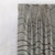 Aqua Swirls Geometric Charcoal Grey Heavy Satin Room Darkening Curtains Set Of 2 - (DS469B)
