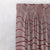 Aqua Swirls Geometric Maroon Heavy Satin Room Darkening Curtains Set Of 1pc - (DS469C)