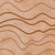 Aqua Swirls Geometric Mud Brown Heavy Satin Blackout Curtains Set Of 2 - (DS469D)