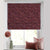 Leafy Silhouette Floral Maroon Satin Roman Blind (DS470C)