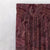 Leafy Silhouette Floral Maroon Heavy Satin Room Darkening Curtains Set Of 2 - (DS470C)