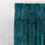 Leaf Tracery Floral Turquoise Heavy Satin Blackout Curtains Set Of 2 - (DS471A)