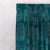 Leaf Tracery Floral Turquoise Heavy Satin Blackout Curtains Set Of 1pc - (DS471A)