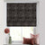 Leaf Tracery Floral Charcoal Grey Satin Roman Blind (DS471B)