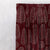 Leaf Tracery Floral Maroon Heavy Satin Room Darkening Curtains Set Of 1pc - (DS471C)