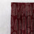 Leaf Tracery Floral Maroon Heavy Satin Room Darkening Curtains Set Of 2 - (DS471C)