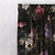 Dark Romance Floral Deep Purple Heavy Satin Room Darkening Curtains Set Of 1pc - (DS473C)