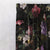 Dark Romance Floral Deep Purple Heavy Satin Blackout curtains Set Of 2 - (DS473C)