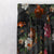 Dark Romance Floral Jade Black Heavy Satin Room Darkening Curtains Set Of 1pc - (DS473D)