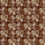 Ikat Indie Walnut Brown Heavy Satin Room Darkening Curtains Set Of 1pc - (DS478C)