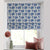 Ikat Indie Off White Satin Roman Blind (DS478D)