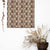 Evergreen Delight Floral Coffee Brown Satin Roman Blind (DS480C)