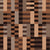 Rectangular Symmetry Upholstery Fabric Swatch Coffee-Brown -(DS482C)