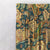Urban Blooms Floral Sea Green Heavy Satin Room Darkening Curtains Set Of 1pc - (DS485A)