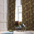 Urban Blooms Floral Cocoa Brown Heavy Satin Room Darkening Curtains Set Of 1pc - (DS485C)