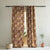 Urban Blooms Floral Maroon Heavy Satin Blackout curtains Set Of 2 - (DS485D)