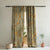 Urban Jungle Floral Slate Grey Heavy Satin Blackout curtains Set Of 2 - (DS488A)