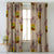 Elegent Indie Print Matt Finish Room Darkening Curtain Set of 2 MTDS489A