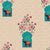 Indie Turquoise Wallpaper Swatch -(DS489B)