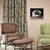 Leafy Haven Floral Mustard Heavy Satin Blackout Curtains Set Of 1pc - (DS48A)