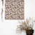 Leafy Haven Floral Yellow Satin Roman Blind (DS48F)