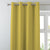 Colorful Knots Indie Yellow Heavy Satin Blackout curtains Set Of 2 - (DS491A)