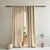 Colorful Knots Indie Oat Beige Heavy Satin Room Darkening Curtains Set Of 2 - (DS491E)