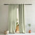 Colorful Knots Indie Pastel Green Heavy Satin Blackout curtains Set Of 2 - (DS491F)
