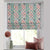 Avian Lotus Indie Turquoise Satin Roman Blind (DS493A)