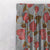Elegant Floral Print Room Darkening Curtains- Set of 2 - DS494A