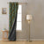 Garden Serenade Floral Sea Green Heavy Satin Blackout Curtains Set Of 1pc - (DS495A)