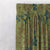 Floral Poetry Floral Olive Green Heavy Satin Room Darkening Curtains Set Of 2 - (DS498A)
