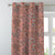 Floral Poetry Floral Bubblegum Pink Heavy Satin Room Darkening Curtains Set Of 2 - (DS498E)