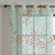 Elegant Floral Print Sheer Semi Transparent Curtain - Set Of 1pc -DS500C1