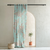 Elegant Floral Print Room Darkening Curtains- Set Of 1pc - DS500 C