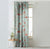 Elegant Floral Print Matt Finish  Room Darkening Curtain Set Of 1pc -  MTDS501A