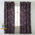 Elegent Floral Print Matt Finish Room Darkening Curtain Set of 2 MTDS501C