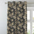 Elegant Floral Print Room Darkening Curtains- Set Of 1pc - DS509 C