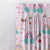Unicorn Dreams Kids Pastel Pink Heavy Satin Blackout curtains Set Of 2 - (DS510D)