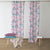 Unicorn Dreams Kids Pastel Pink Heavy Satin Room Darkening Curtains Set Of 2 - (DS510D)