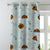 Buggy Bliss Kids Mint Green Heavy Satin Blackout curtains Set Of 2 - (DS511C)