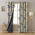 Dino Delight Kids Mint Green Heavy Satin Blackout curtains Set Of 2 - (DS512C)
