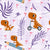 Dino Delight Kids Pastel Purple Heavy Satin Blackout curtains Set Of 2 - (DS512E)
