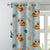 Turtle Tales Kids Mint Green Heavy Satin Blackout curtains Set Of 2 - (DS513C)