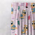 Turtle Tales Kids Pastel Pink Heavy Satin Room Darkening Curtains Set Of 2 - (DS513D)