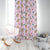 Turtle Tales Kids Pastel Pink Heavy Satin Room Darkening Curtains Set Of 2 - (DS513D)