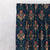 Elegant Ethenic Print Matt Finish  Room Darkening Curtain Set of 2 -  MTDS515A1