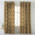 Elegent Indie Print Matt Finish Room Darkening Curtain Set of 2 MTDS515C