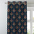 Elegant Floral Print Room Darkening Curtains- Set Of 1pc - DS515A